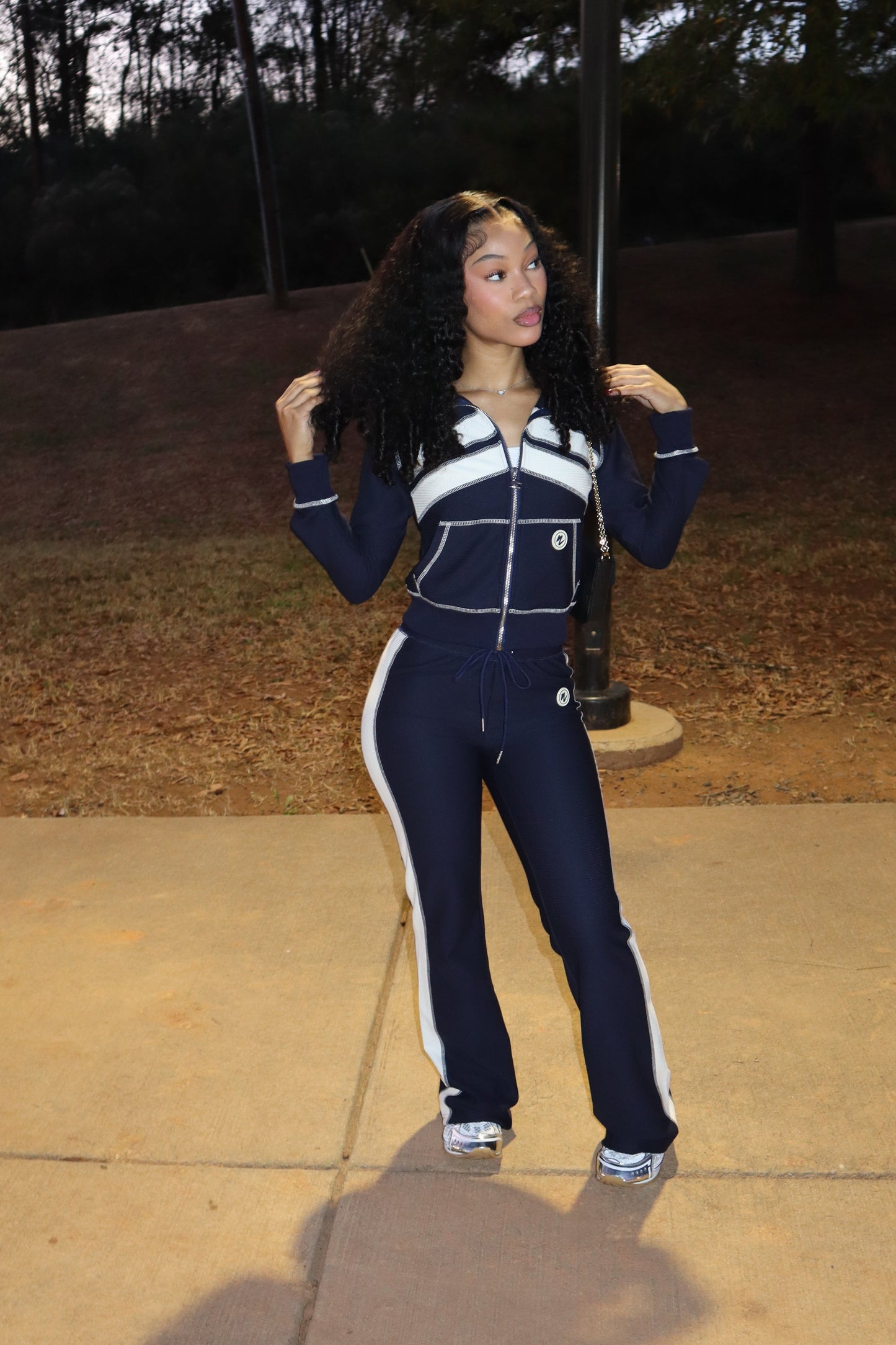 “Roman” Waffle Knit Set